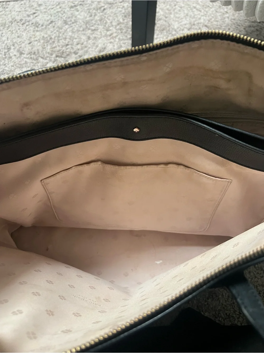 Kate Spade Black Leather All Day Tote Bag